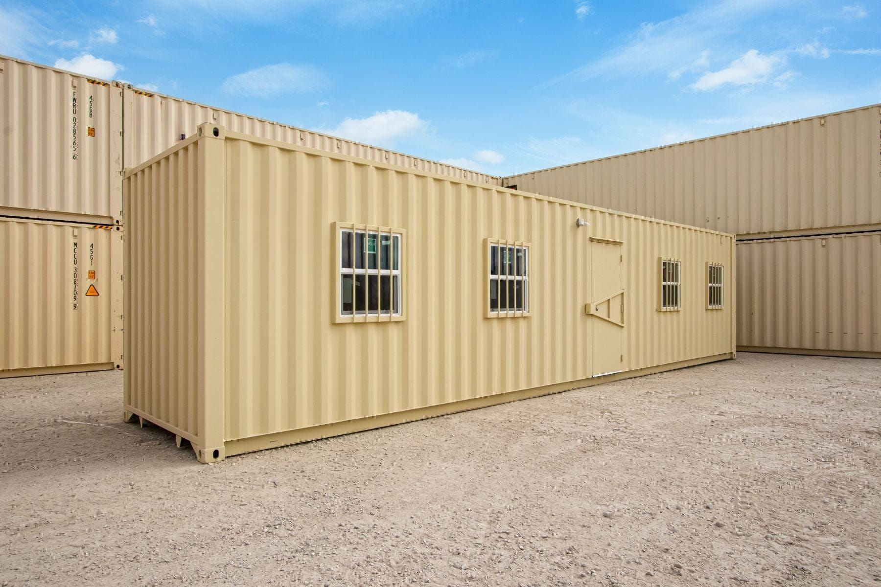 40ft Shipping Container Office (Insulated / With Siding) (40STOFIS)