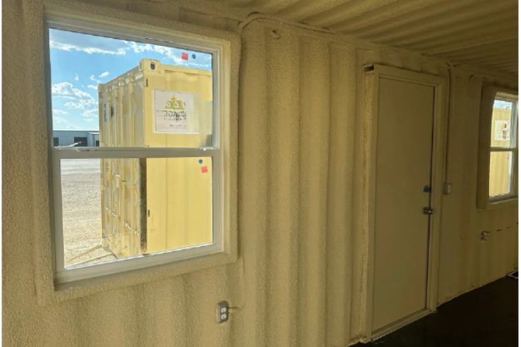 20ft Shipping Container Office (Insulated / No Siding) (20STOFI) - Image 5