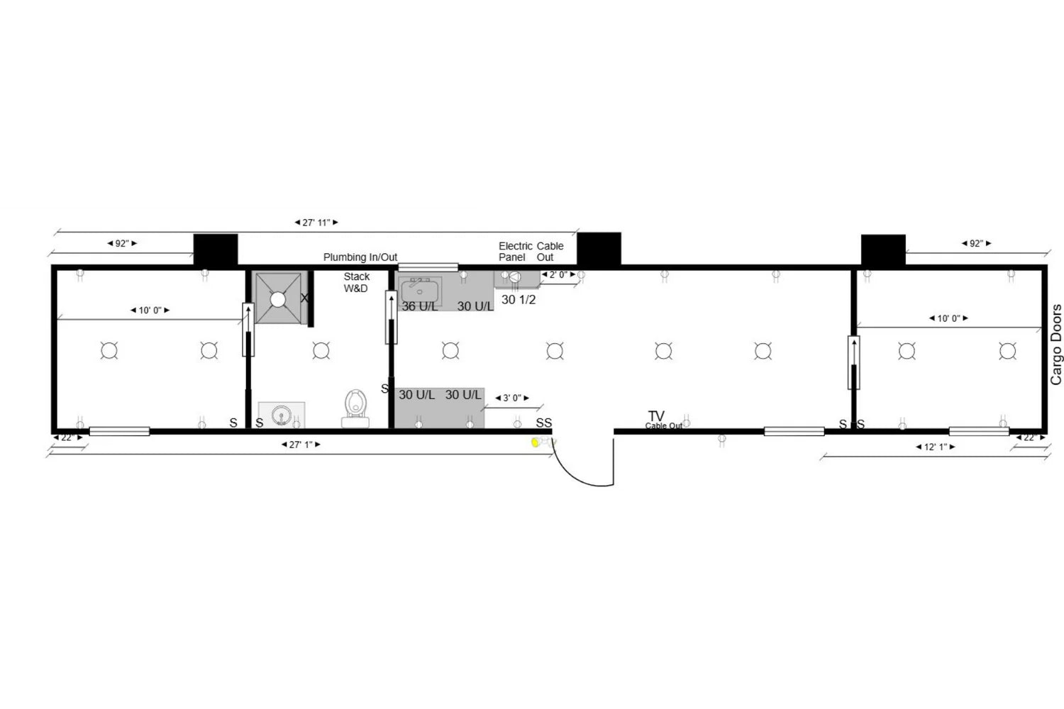 53ft Retreat Cabin Shipping Container (53HCRCBN) - Image 13