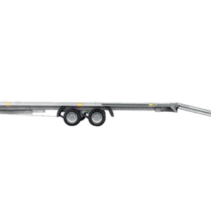 UNIPLAT 600 ALU two-axle aluminum platform recovery vehicle, 3500 kg GVWR, with loading ramps