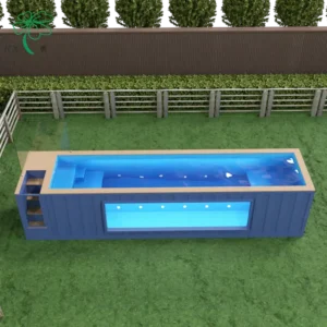 Factory-customized fiberglass swimming pool