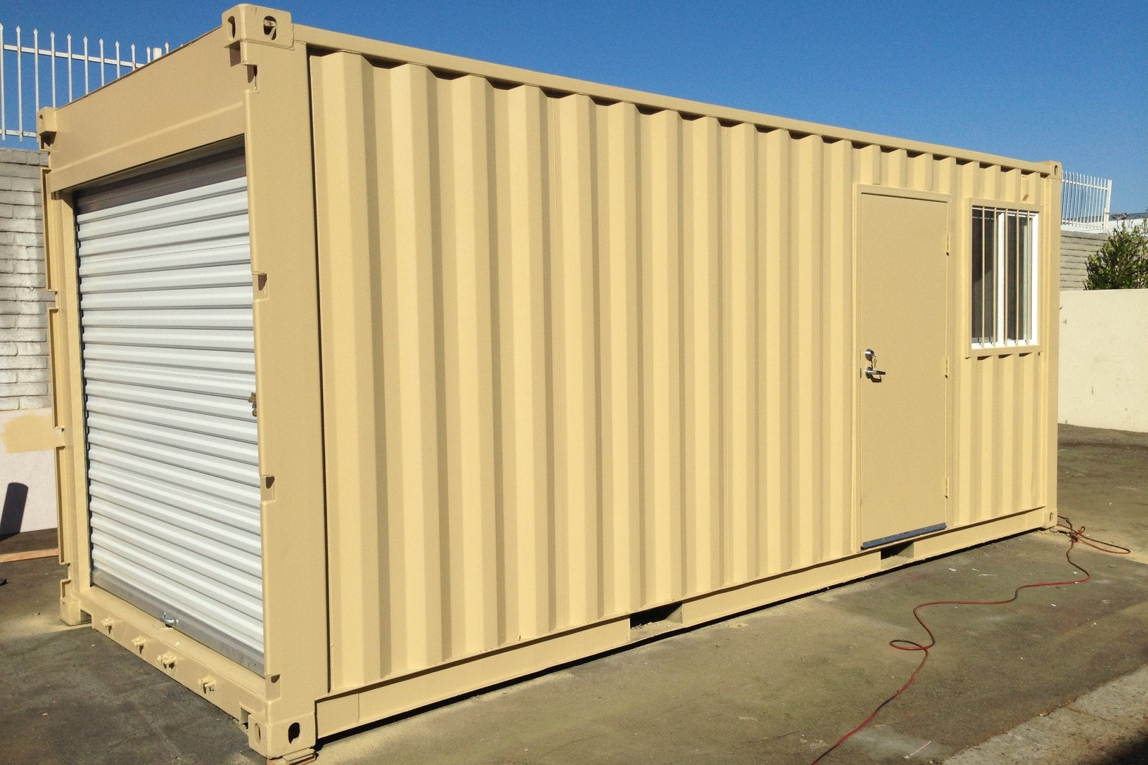 Shipping Container 7' Wide Rollup Door Header Plate